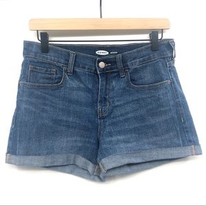 Old Navy Mid-Rise Boyfriend Cuffed Jean Short